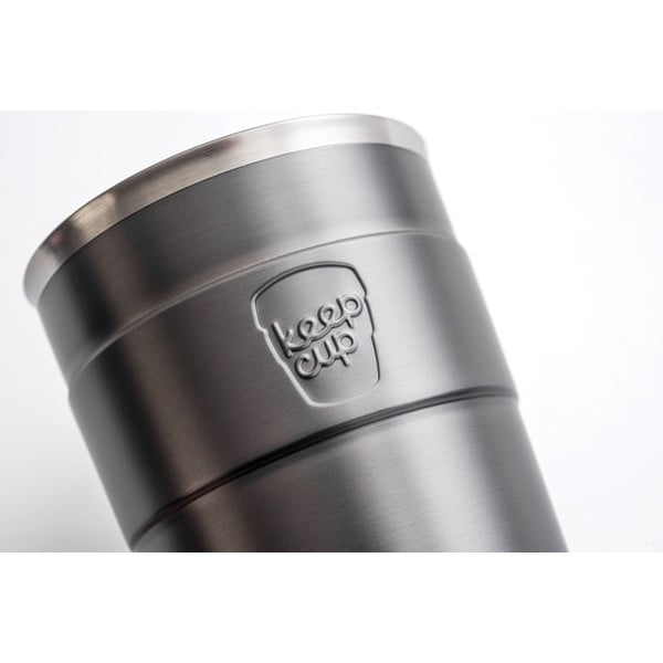 Сива чаша за пътуване с капак Thermal, 340 ml Nitro - KeepCup-image-2