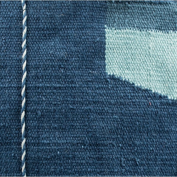 Възглавница за открито от рециклирана пластмаса Ensign, 45 x 45 cm - Green Decore-image-3