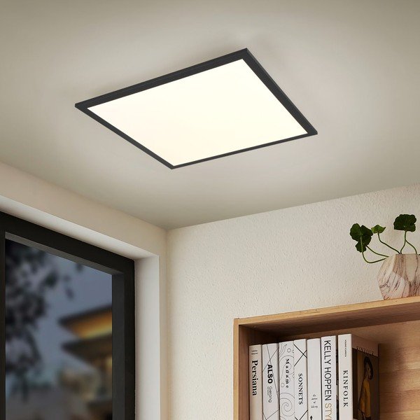 Черна LED лампа за таван 29,5x29,5 см Beta - Reality-image-4