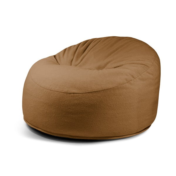 Кафяв пуф от букле Om 110 – SLOWDOWN