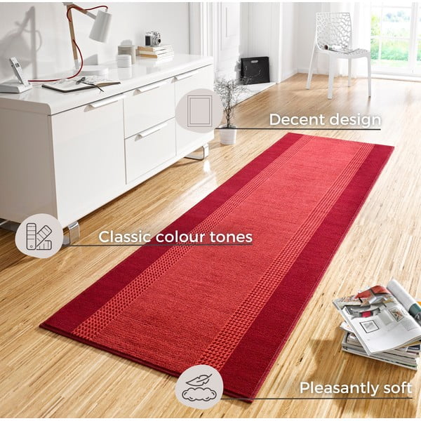 Червен мокет , 80 x 250 cm Basic - Hanse Home-image-4