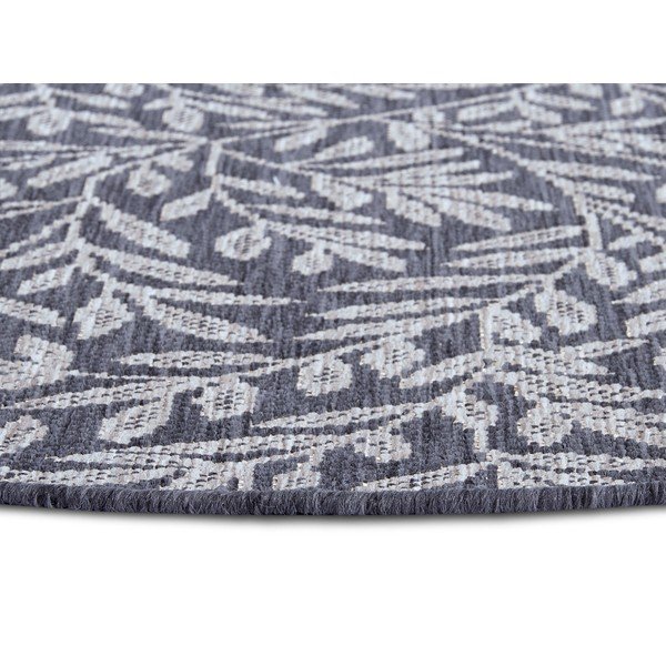 Антрацит кръгъл килим ø 120 cm Twig - Hanse Home-image-3