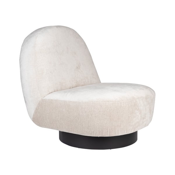 Кремаво кадифено кресло Eden - Zuiver