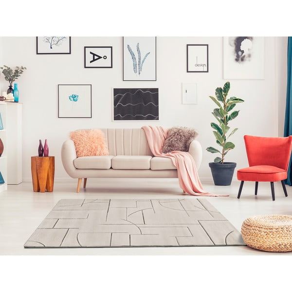 Кремав килим 120x170 cm Lena – Universal-image-2