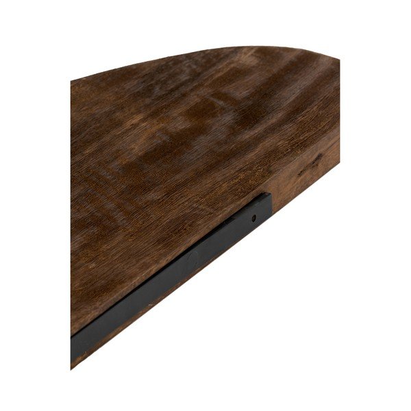Стенен рафт от масивно манго в тъмно естествен цвят 49 cm Ginosu – Light & Living-image-3