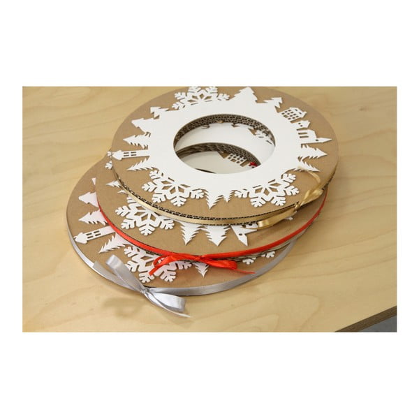 Адвентен венец със сива панделка - Unlimited Design for kids-image-2