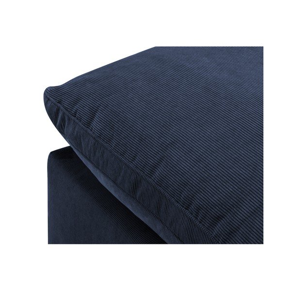 Тъмносиня ъглова част на модулен диван от велур Galaxy, десен ъгъл - Windsor & Co Sofas-image-4