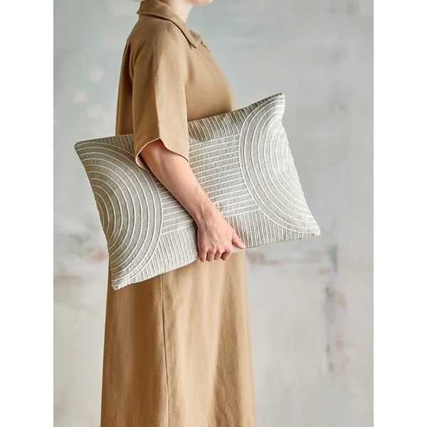 Декоративна възглавница със смес от лен 35x50 cm Chun – Bloomingville-image-3