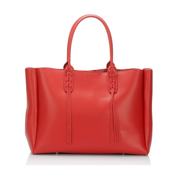 Kožená kabelka Lisa Minardi 2508 Red-image-1