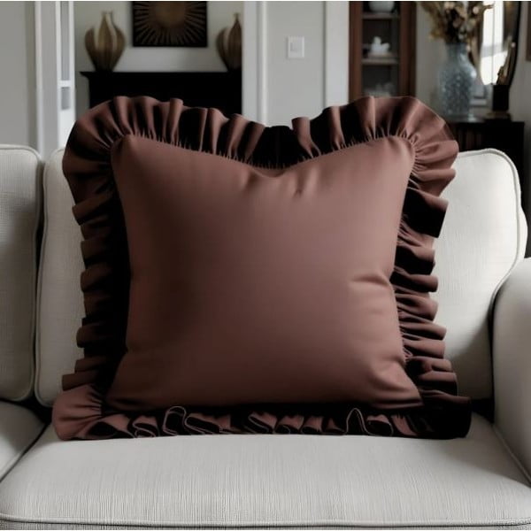Калъфка за възглавница със смес от памук 40x40 cm Ruffled – Mila Home-image-2