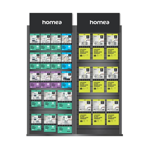 Вакуумна пластмасова кутия за съхранение под леглото 60x45x15 cm – Homéa-image-2