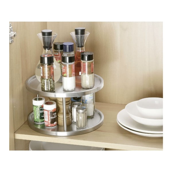 Органайзер от неръждаема стомана Wenko Turn Duo, ø 26,5 cm -image-1