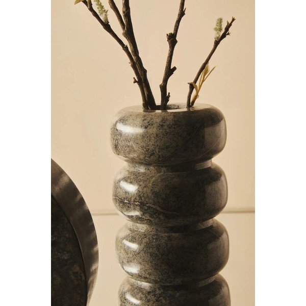 Зелена мраморна ваза (височина 25 cm) Fazio – Premier Housewares-image-1
