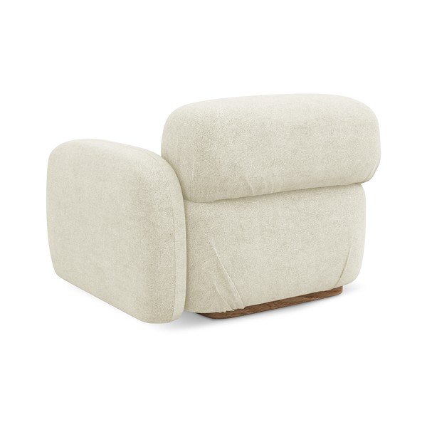 Кремав модул за диван от букле (десен ъгъл) Ailani – Makamii-image-3