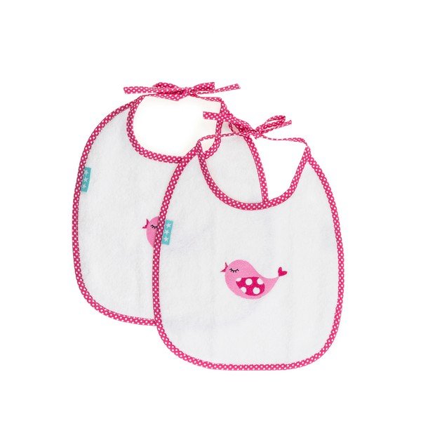 Bryndáček Little Birds Pink, 2 ks