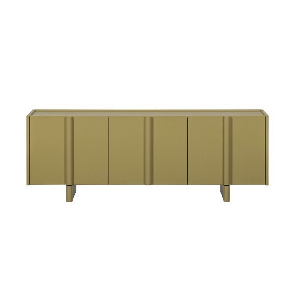 Зелена маса за телевизор от масивен бор 152x53x46 cm Basu – WOOOD
