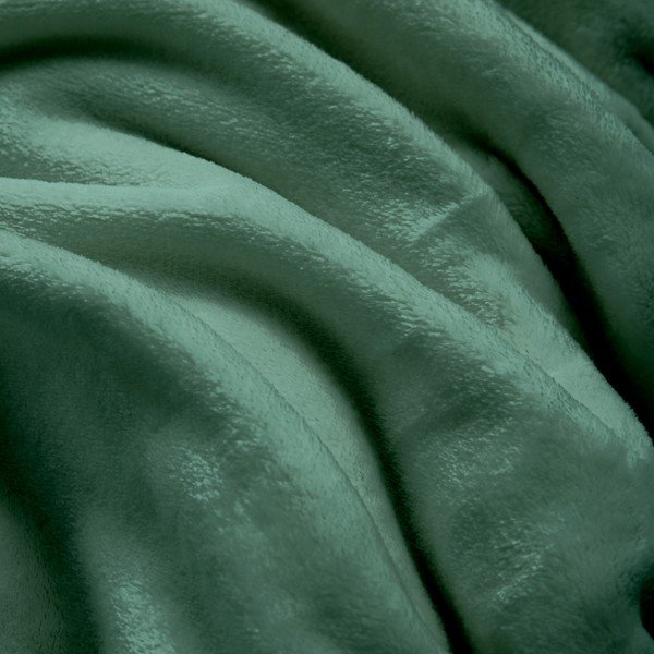 Зелено одеяло от микрофланела 220x240 cm Flanou – douceur d'intérieur-image-2