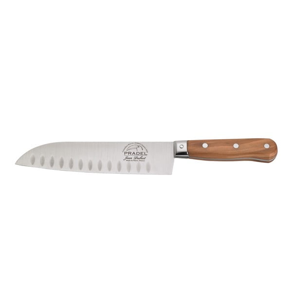 Santoku nůž z nerezové oceli Jean Dubost Olive, délka 20 cm