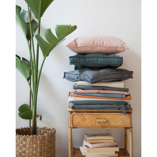 Сива декоративна възглавница Lino, 45 x 45 cm - Really Nice Things-image-4