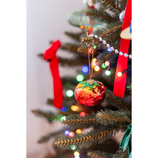 Стъклена коледна украса Tomato – Sass & Belle-image-1