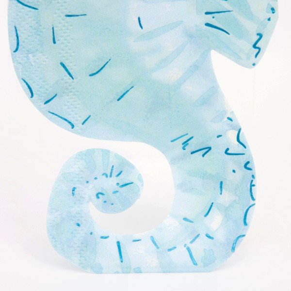 Хартиени салфетки в комплект 16 бр. Seahorse – Meri Meri-image-4