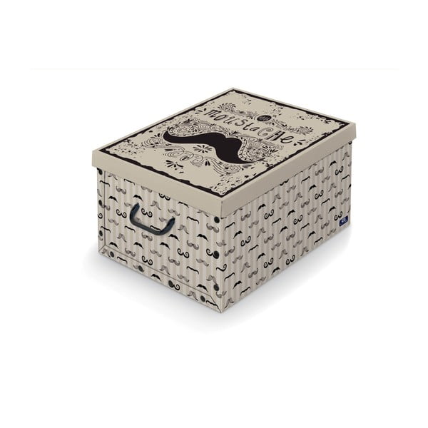 Кутия за съхранение с дръжка Мустаци, дължина 50 cm - Domopak