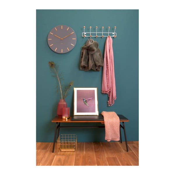 Сив стенен часовник Charm - Karlsson-image-1