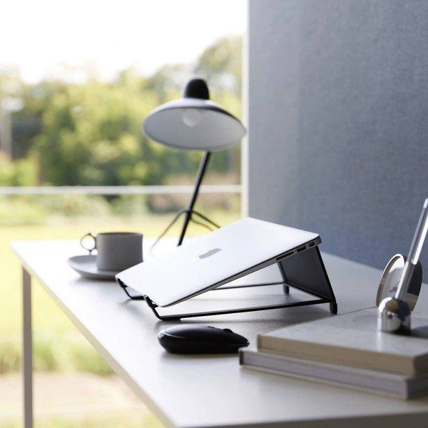 Черна метална стойка за лаптоп Tower – YAMAZAKI-image-2