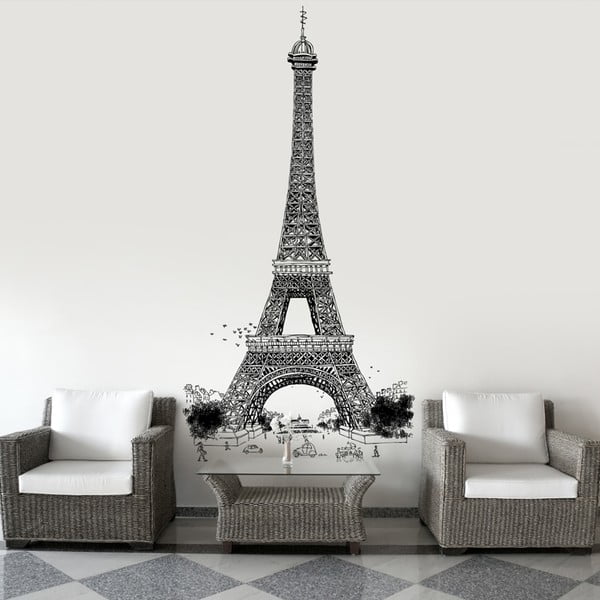 Samolepka Eiffel Tower, 76x150 cm-image-2