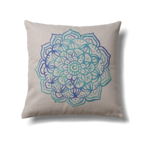 Modro-šedý polštář La Forma Shade, 45 x 45 cm