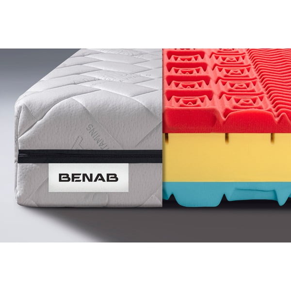 Двустранен матрак от твърда/средна пяна 120x200 cm BonRelax HR BIO - BENAB-image-1