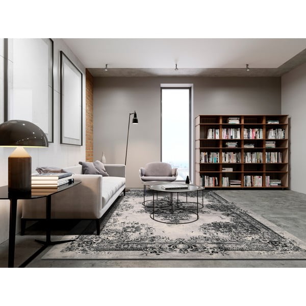 Сив вълнен килим 200x300 cm Meri - Agnella-image-1