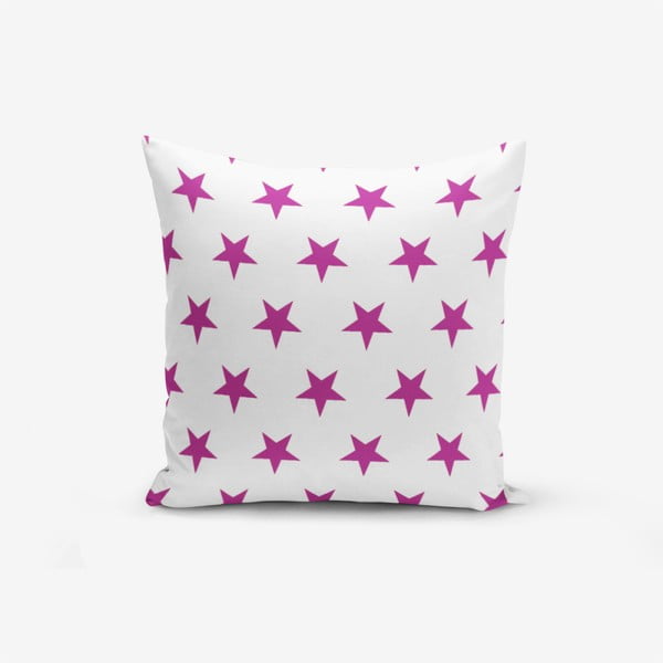Калъфка за възглавница с памучна смес Люляков цвят Звезда Модерна, 45 x 45 cm - Minimalist Cushion Covers