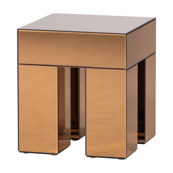 Гланцова странична масичка 45x45 cm Mirrox – WOOOD