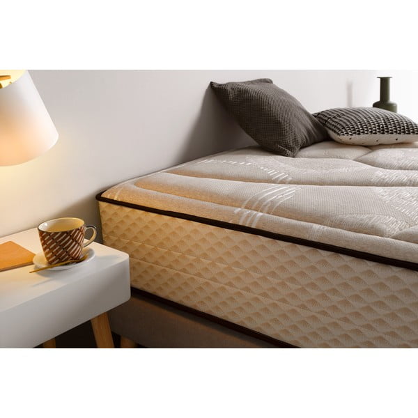 Твърд/средно твърд терморегулиращ матрак  с пяна с две лица 160x200 cm Tempus Gold – Moonia-image-4