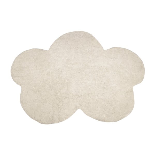 Béžový bavlněný koberec Happy Decor Kids Cloud, 160 x 120 cm