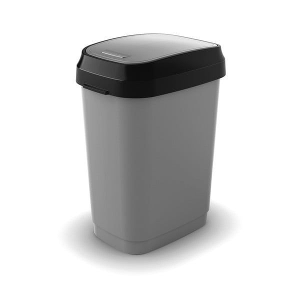 Сиво кошче за боклук 25 l Dual Swing Bin M – KIS