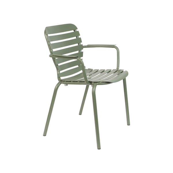 Светлозелени градински столове в комплект 2 бр. метални Vondel – Zuiver-image-2