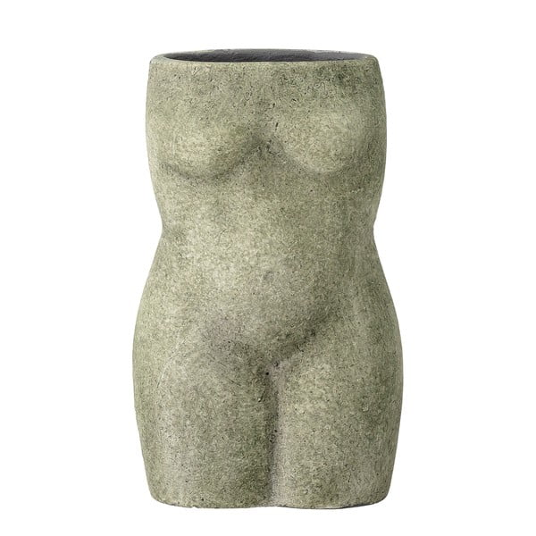 Сиво-зелена теракотена ваза, височина 16 cm Emeli - Bloomingville