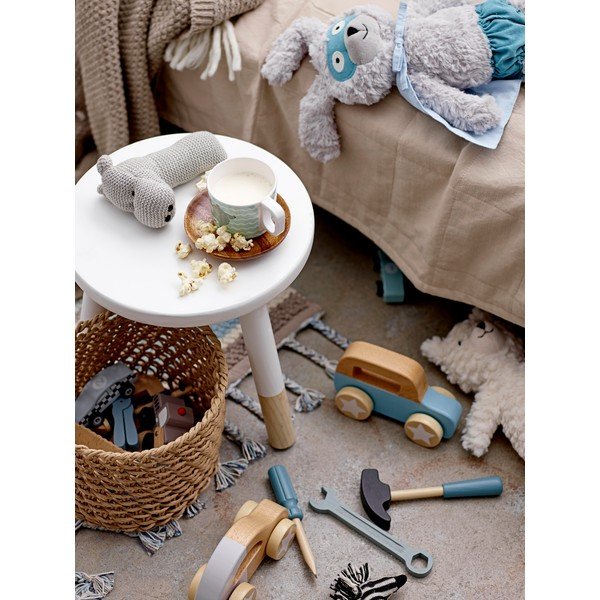 Синьо-сив детски памучен килим Cool, 60 x 90 cm - Bloomingville Mini-image-4