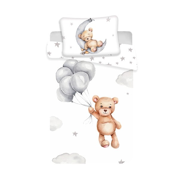 Памучно спално бельо за детско легло 100x135 cm Teddy Bear - Jerry Fabrics