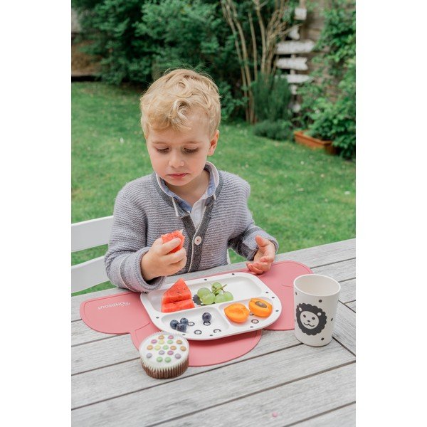 Тъмнорозова силиконова подложка Cloud, 49 x 27 cm - Kindsgut-image-4