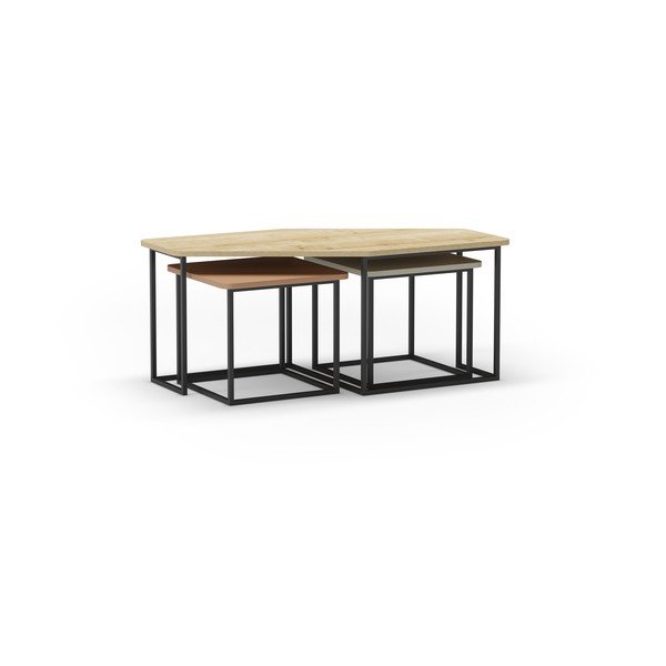 Масички за кафе в комплект от 3 бр. 60x111,5 cm Zoya – Marckeric-image-2