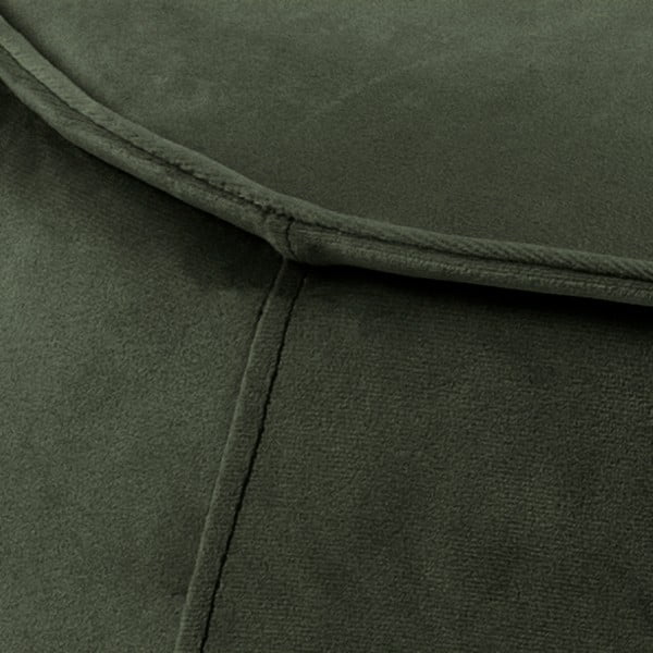 Тъмнозелен кадифен пуф , ⌀ 60 cm Mie - Actona-image-1