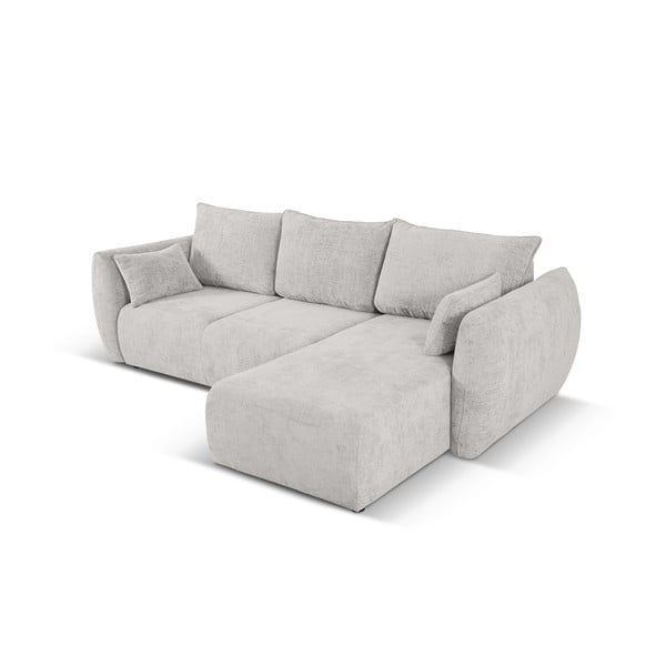 Светлосив ъглов диван (десен ъгъл) Matera - Cosmopolitan Design-image-4