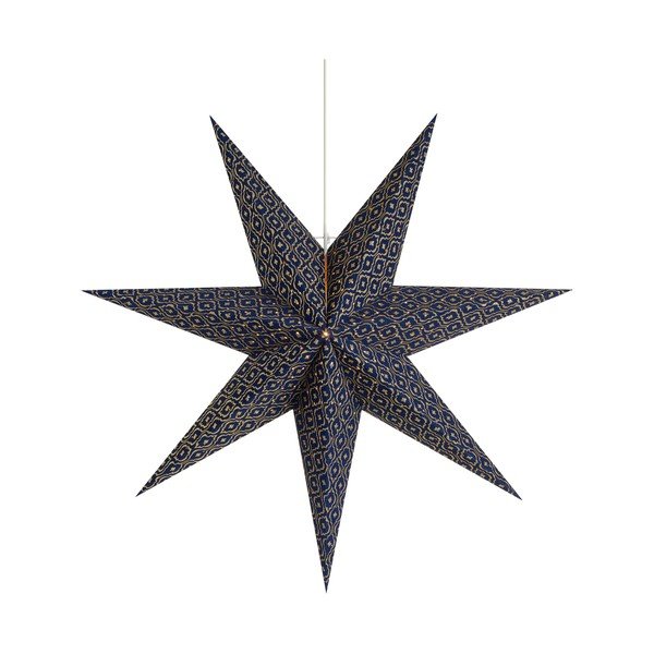 Тъмносиня висяща коледна светлинна украса Baroque – Markslöjd