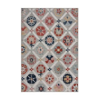 Сив външен килим 290x200 cm Flora - Flair Rugs