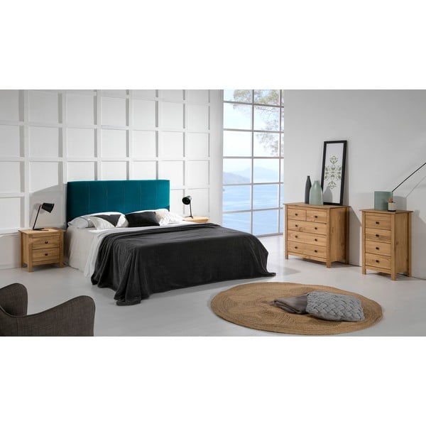 Естествен скрин от масивна борова дървесина с 4 чекмеджета Berna - Marckeric-image-1