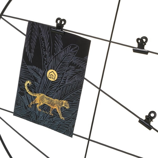 Комплект от 2 черни метални стойки за снимки - Casa Selección-image-2