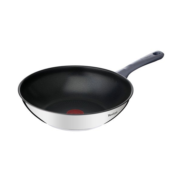 Уок тиган с капак и незалепващо покритие от неръждаема стомана ø 28 cm Daily Cook G7309955 – Tefal-image-2